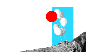 Rocks-and-balloons